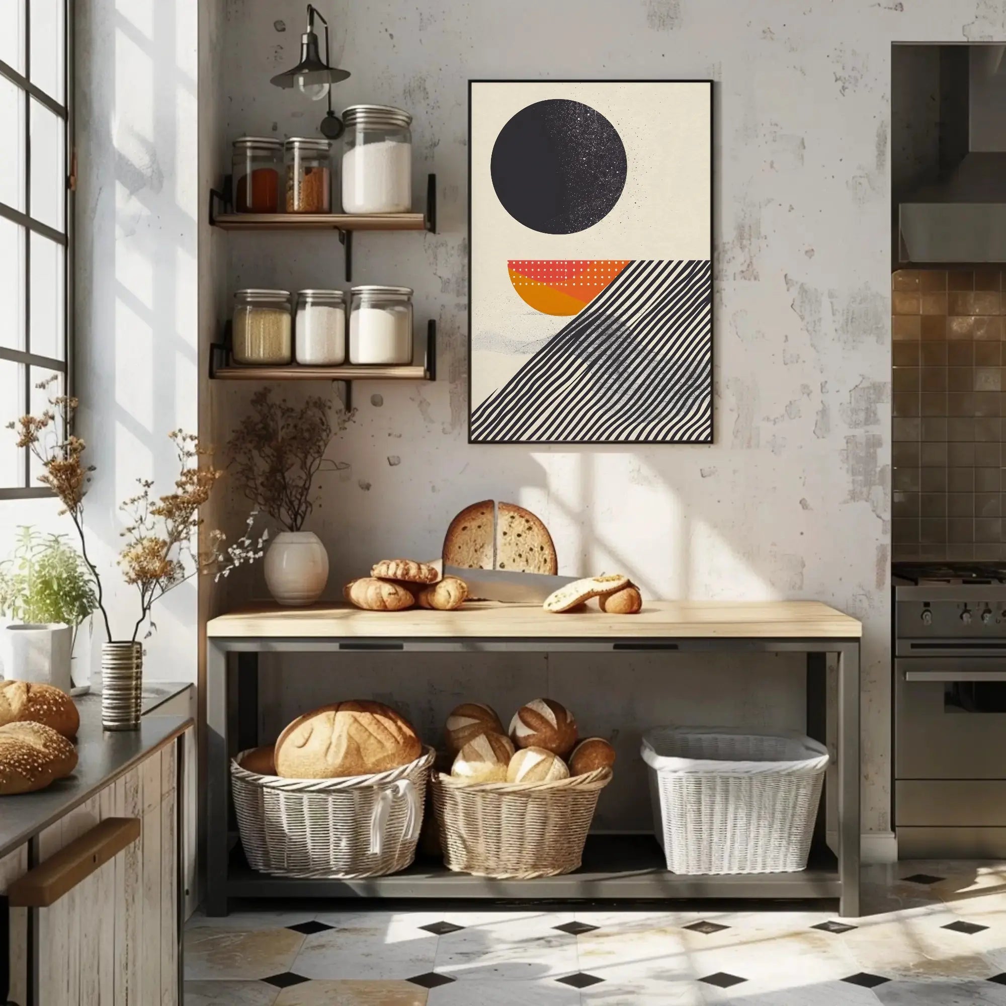 Geometric Symmetry Modern Abstract, Artistic, or Pop Culture Poster PosterGoat