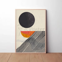 Geometric Symmetry Modern Abstract, Artistic, or Pop Culture Poster PosterGoat