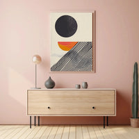Geometric Symmetry Modern Abstract, Artistic, or Pop Culture Poster PosterGoat