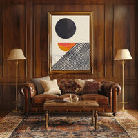 Geometric Symmetry Modern Abstract, Artistic, or Pop Culture Poster PosterGoat