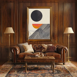 Geometric Symmetry Modern Abstract, Artistic, or Pop Culture Poster PosterGoat