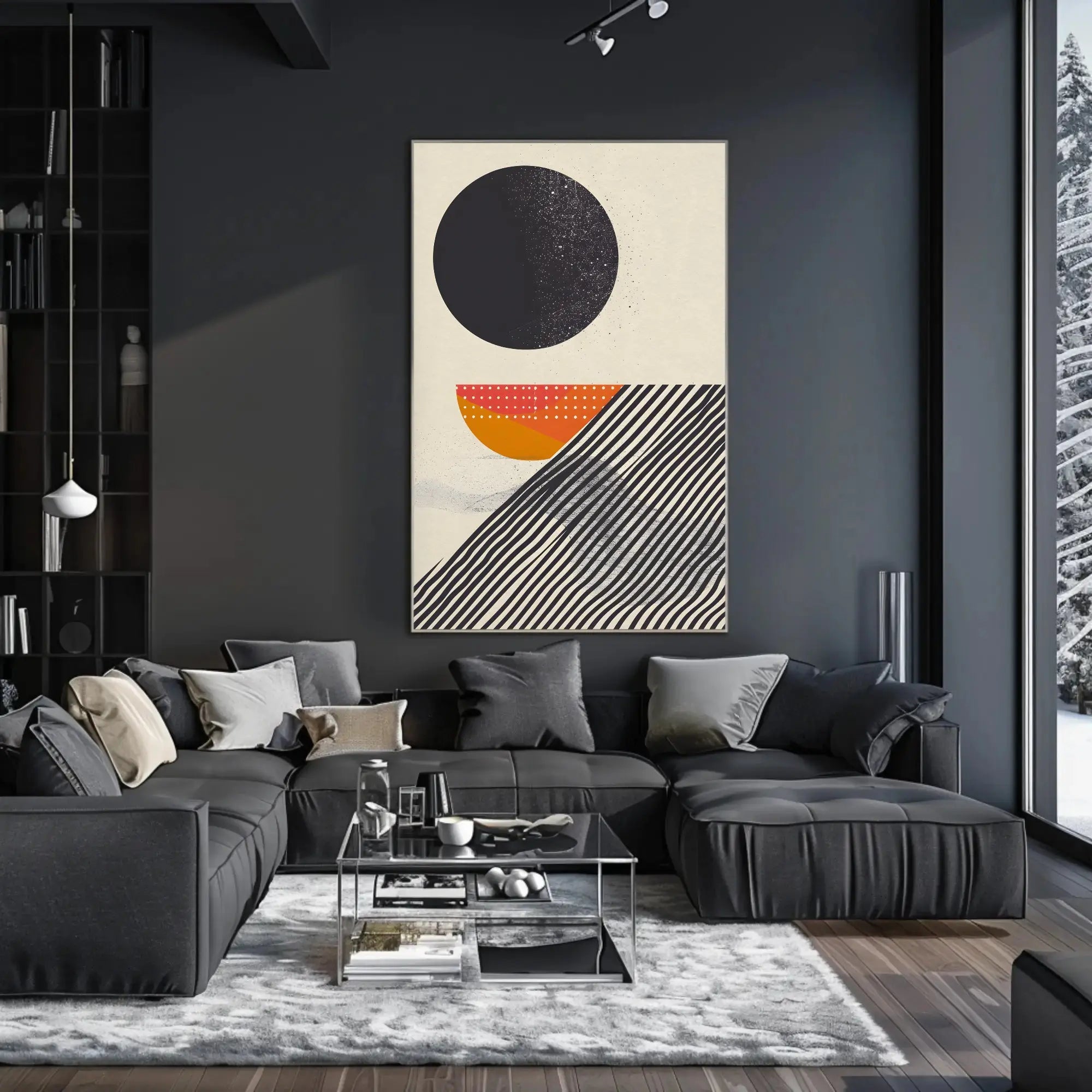 Geometric Symmetry Modern Abstract, Artistic, or Pop Culture Poster PosterGoat