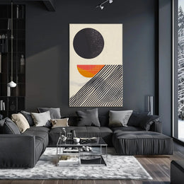 Geometric Symmetry Modern Abstract, Artistic, or Pop Culture Poster PosterGoat