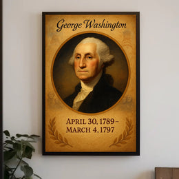 George Washington 1st President Poster PosterGoat