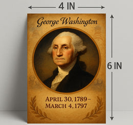 George Washington 1st President Poster PosterGoat