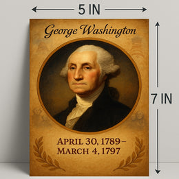 George Washington 1st President Poster PosterGoat