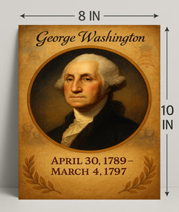 George Washington 1st President Poster PosterGoat