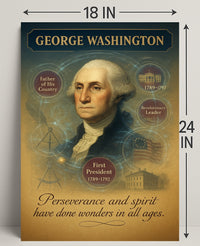 George Washington 1st President Poster PosterGoat