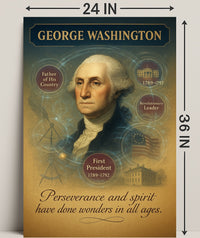 George Washington 1st President Poster PosterGoat