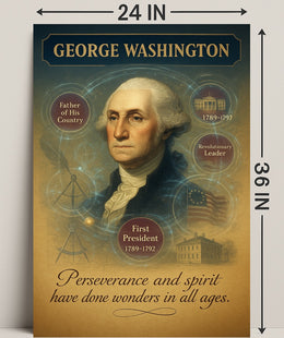 George Washington 1st President Poster PosterGoat