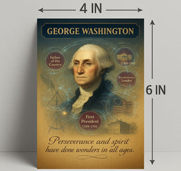 George Washington 1st President Poster PosterGoat