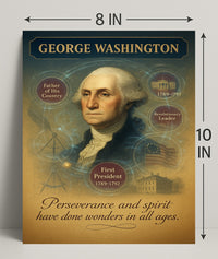 George Washington 1st President Poster PosterGoat