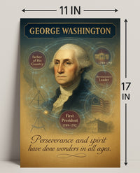 George Washington 1st President Poster PosterGoat