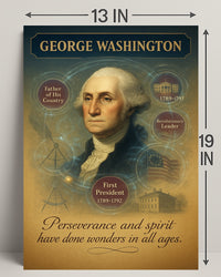 George Washington 1st President Poster PosterGoat