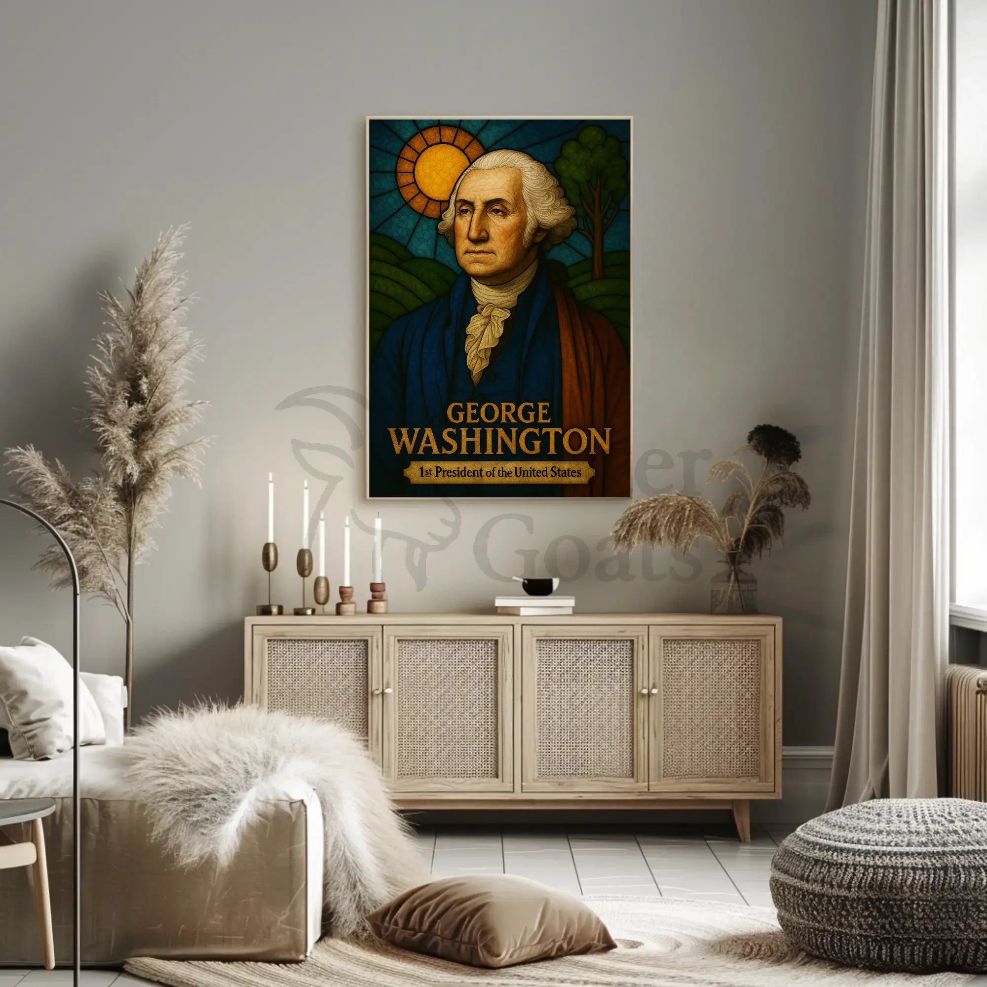 George Washington Elegance Historical or Presidential Poster PosterGoat
