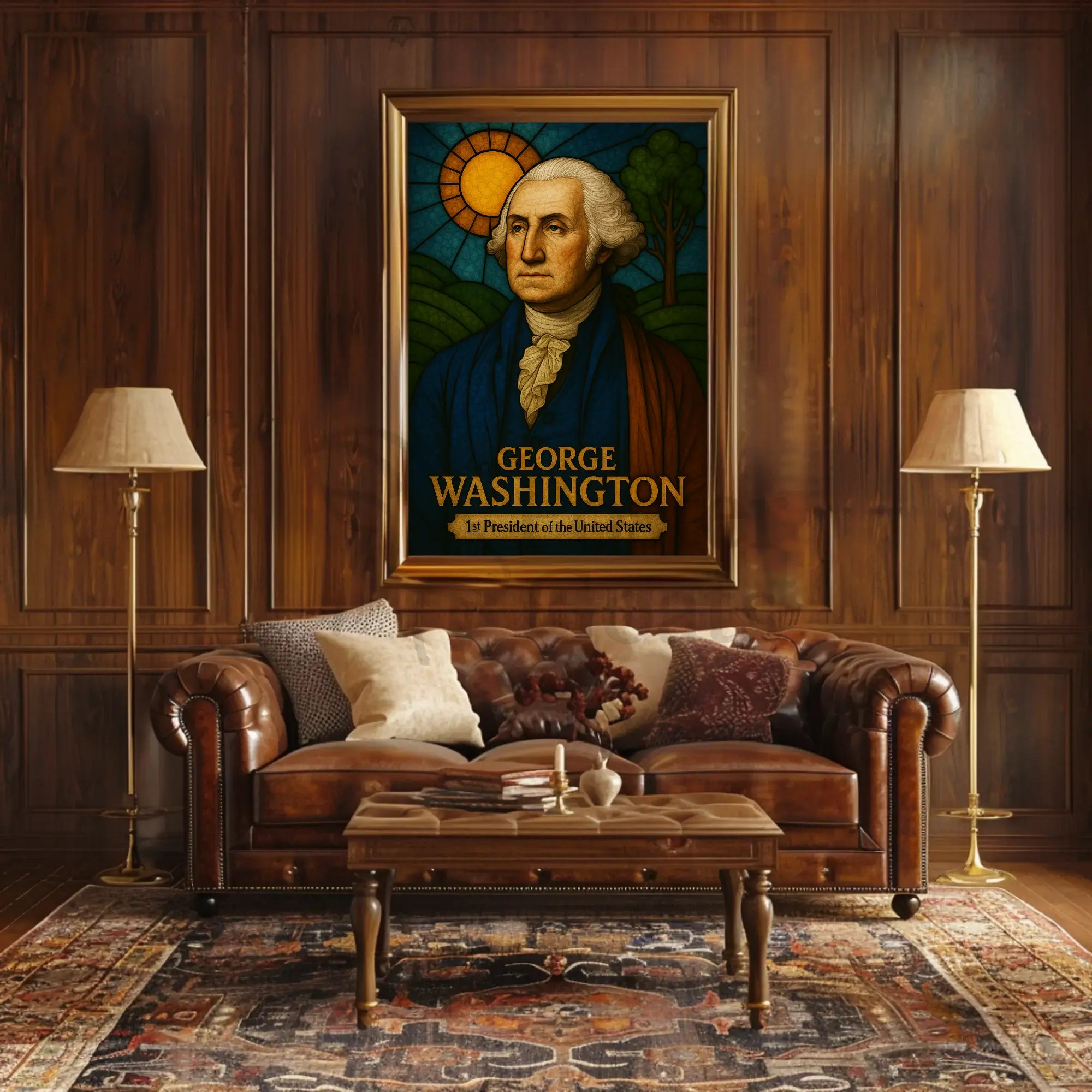 George Washington Elegance Historical or Presidential Poster PosterGoat