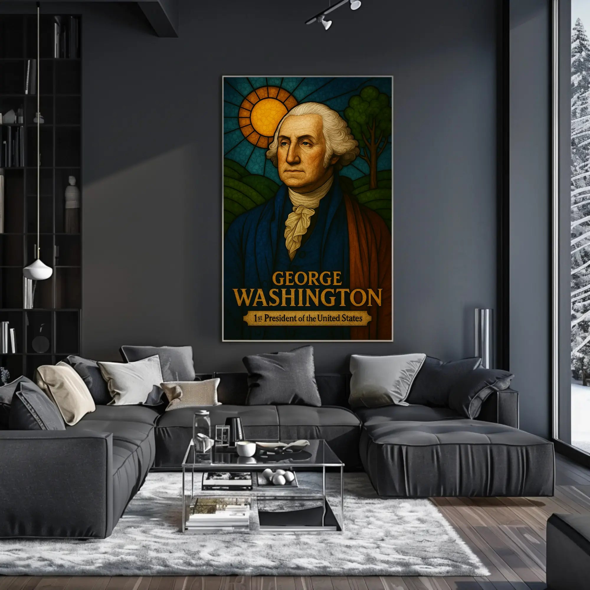 George Washington Elegance Historical or Presidential Poster PosterGoat