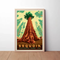 Giant Sequoia Tree Adventure National Park Poster PosterGoat