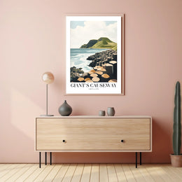 Giant's Causeway Scenic View Travel Poster PosterGoat