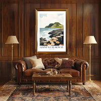 Giant's Causeway Scenic View Travel Poster PosterGoat