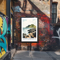 Giant's Causeway Scenic View Travel Poster PosterGoat