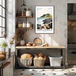 Giant's Causeway Scenic View Travel Poster PosterGoat