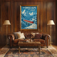 Glacier Express Scenic Swiss Travel Adventure Poster PosterGoat