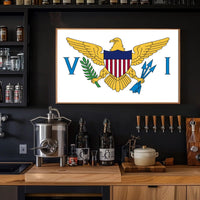 Golden Eagle Sovereignty Emblem Political or Propaganda Poster PosterGoat
