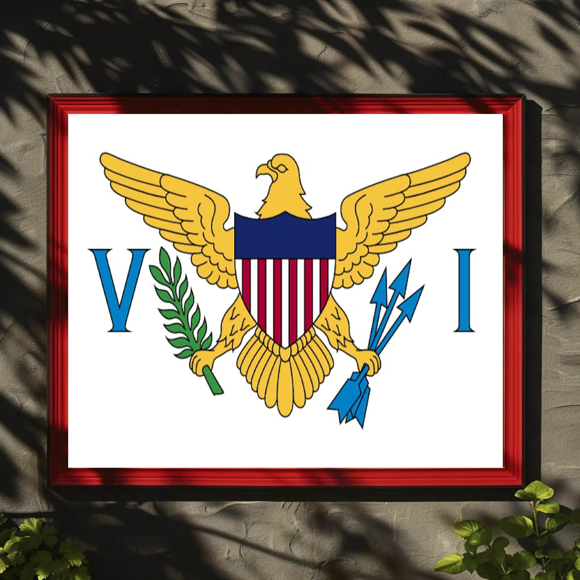 Golden Eagle Sovereignty Emblem Political or Propaganda Poster PosterGoat