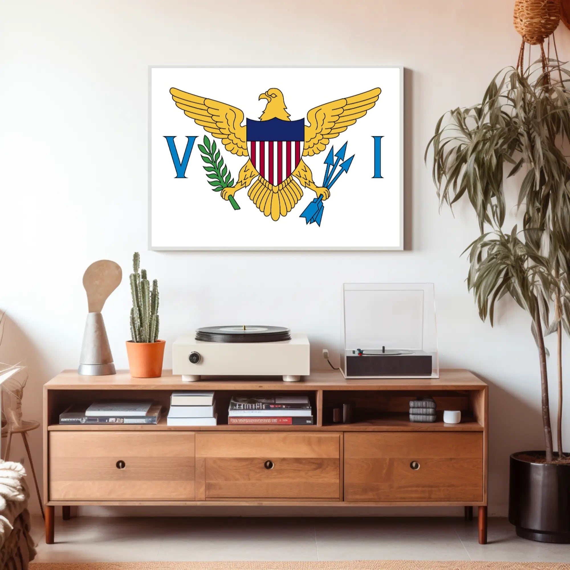 Golden Eagle Sovereignty Emblem Political or Propaganda Poster PosterGoat