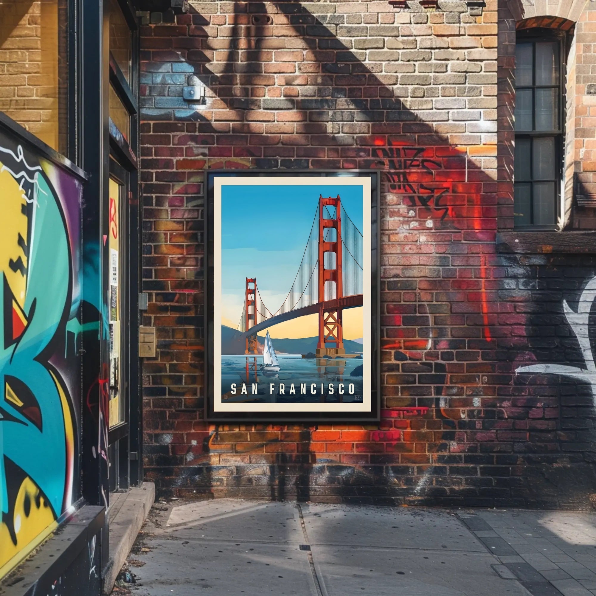 Golden Gate Bridge Travel Poster PosterGoat
