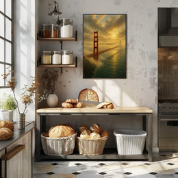 Golden Gate Serenity San Francisco Travel Poster PosterGoat