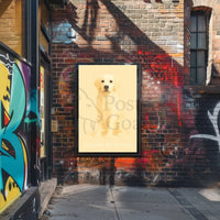 Golden Retriever Loyalty Minimalist Art Dog Breed Poster PosterGoat