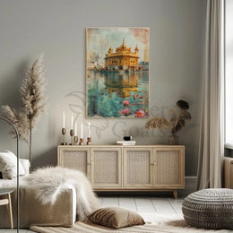 Golden Temple Serenity Cultural Heritage Poster PosterGoat