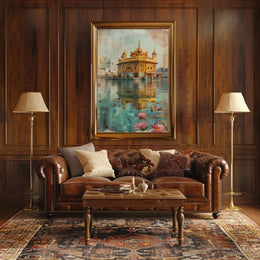 Golden Temple Serenity Cultural Heritage Poster PosterGoat