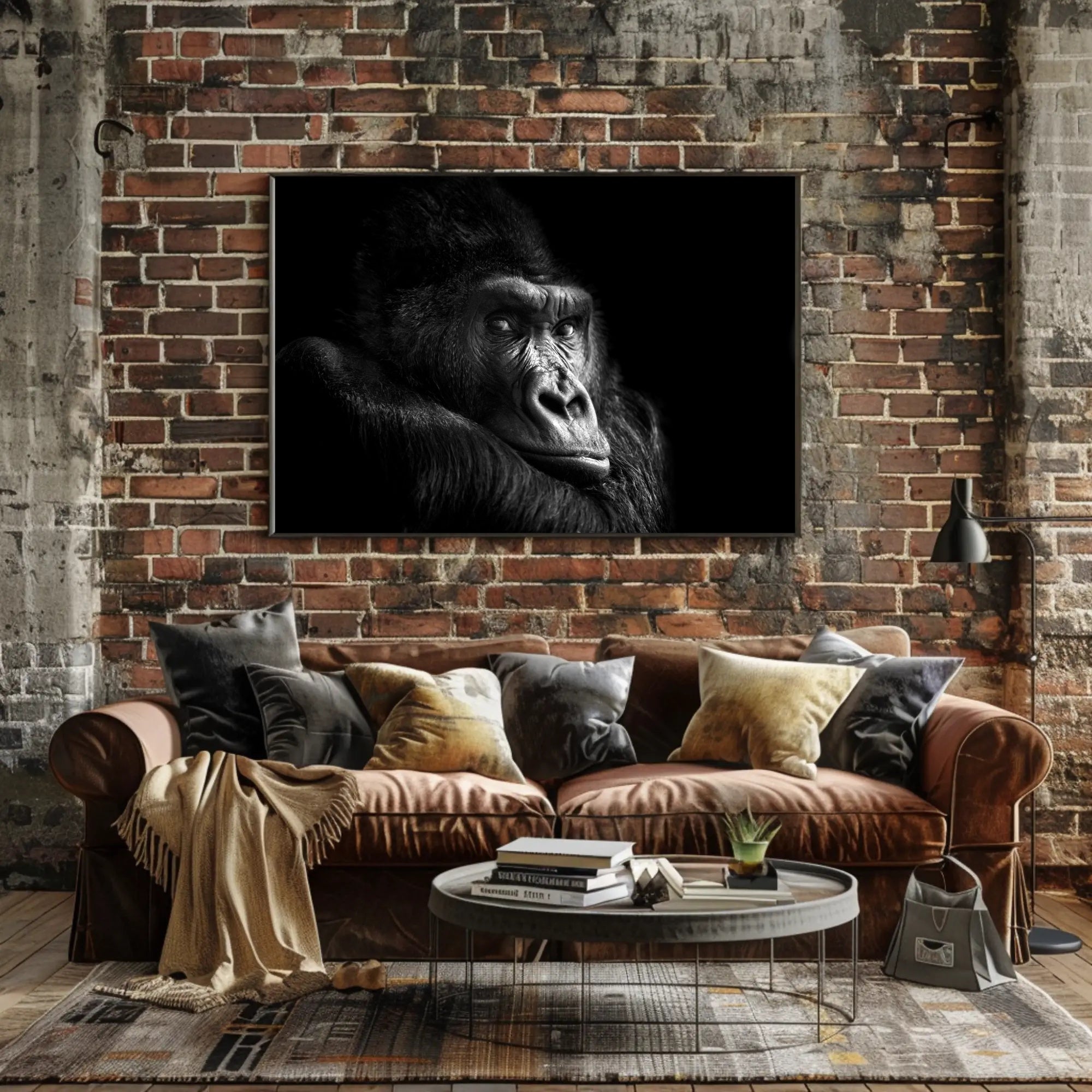 Gorilla Wildlife Sensation Captured: Stunning Animal Poster PosterGoat