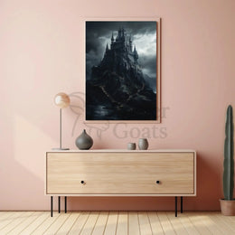 Gothic Mystical Castle Adventure Art Poster PosterGoat