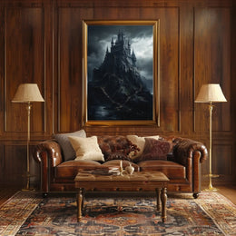 Gothic Mystical Castle Adventure Art Poster PosterGoat