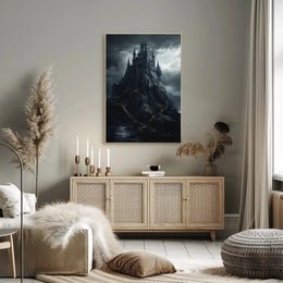 Gothic Mystical Castle Adventure Art Poster PosterGoat