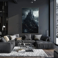 Gothic Mystical Castle Adventure Art Poster PosterGoat