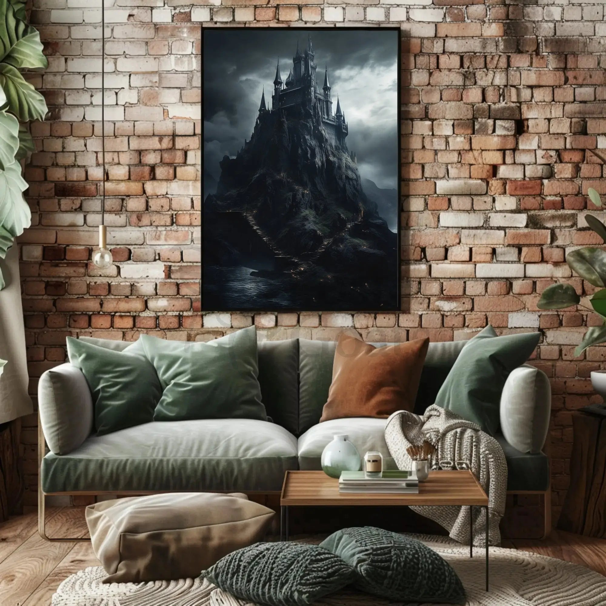 Gothic Mystical Castle Adventure Art Poster PosterGoat