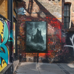 Gothic Ruins Atmospheric Art Poster: Cultural or Heritage Poster PosterGoat