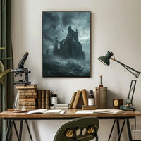 Gothic Ruins Atmospheric Art Poster: Cultural or Heritage Poster PosterGoat