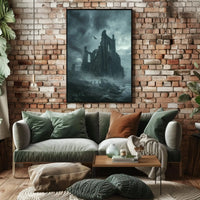 Gothic Ruins Atmospheric Art Poster: Cultural or Heritage Poster PosterGoat