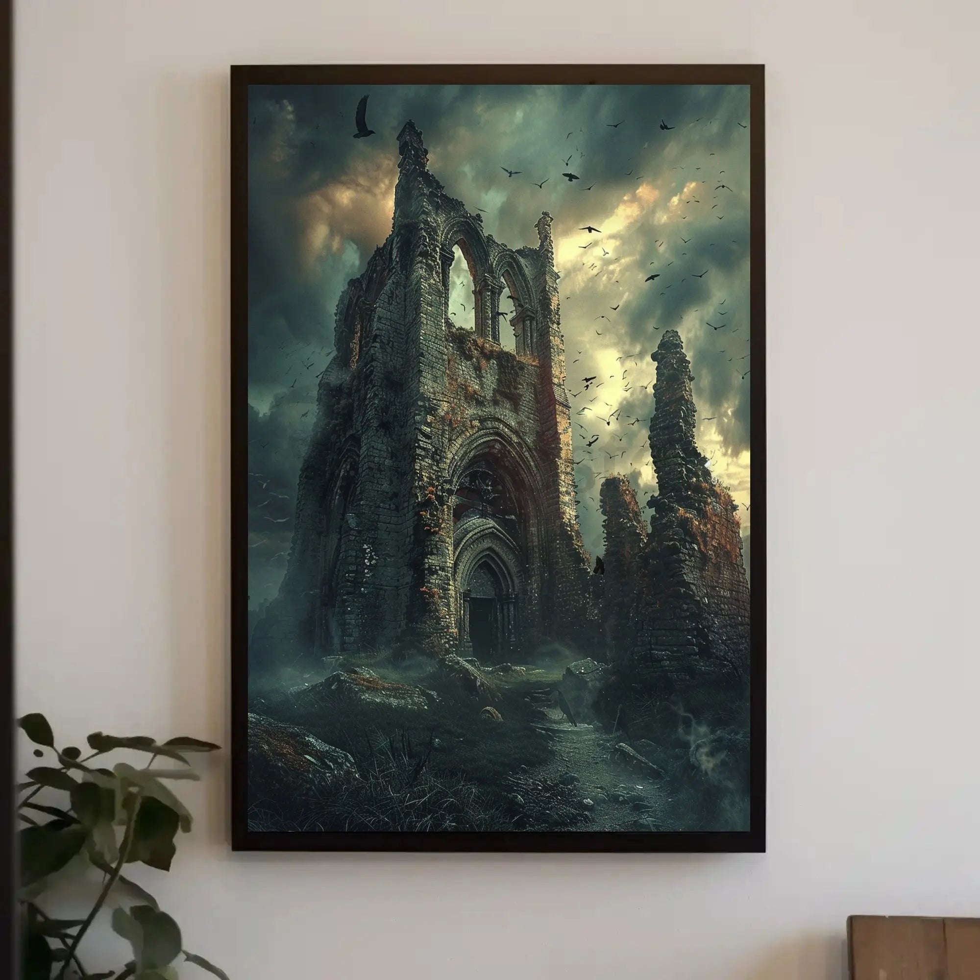 Gothic Ruins in Mystery and Decay Cultural or Heritage Poster PosterGoat