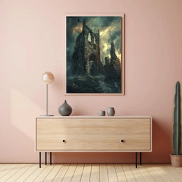Gothic Ruins in Mystery and Decay Cultural or Heritage Poster PosterGoat
