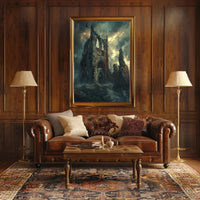 Gothic Ruins in Mystery and Decay Cultural or Heritage Poster PosterGoat