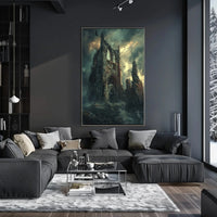 Gothic Ruins in Mystery and Decay Cultural or Heritage Poster PosterGoat