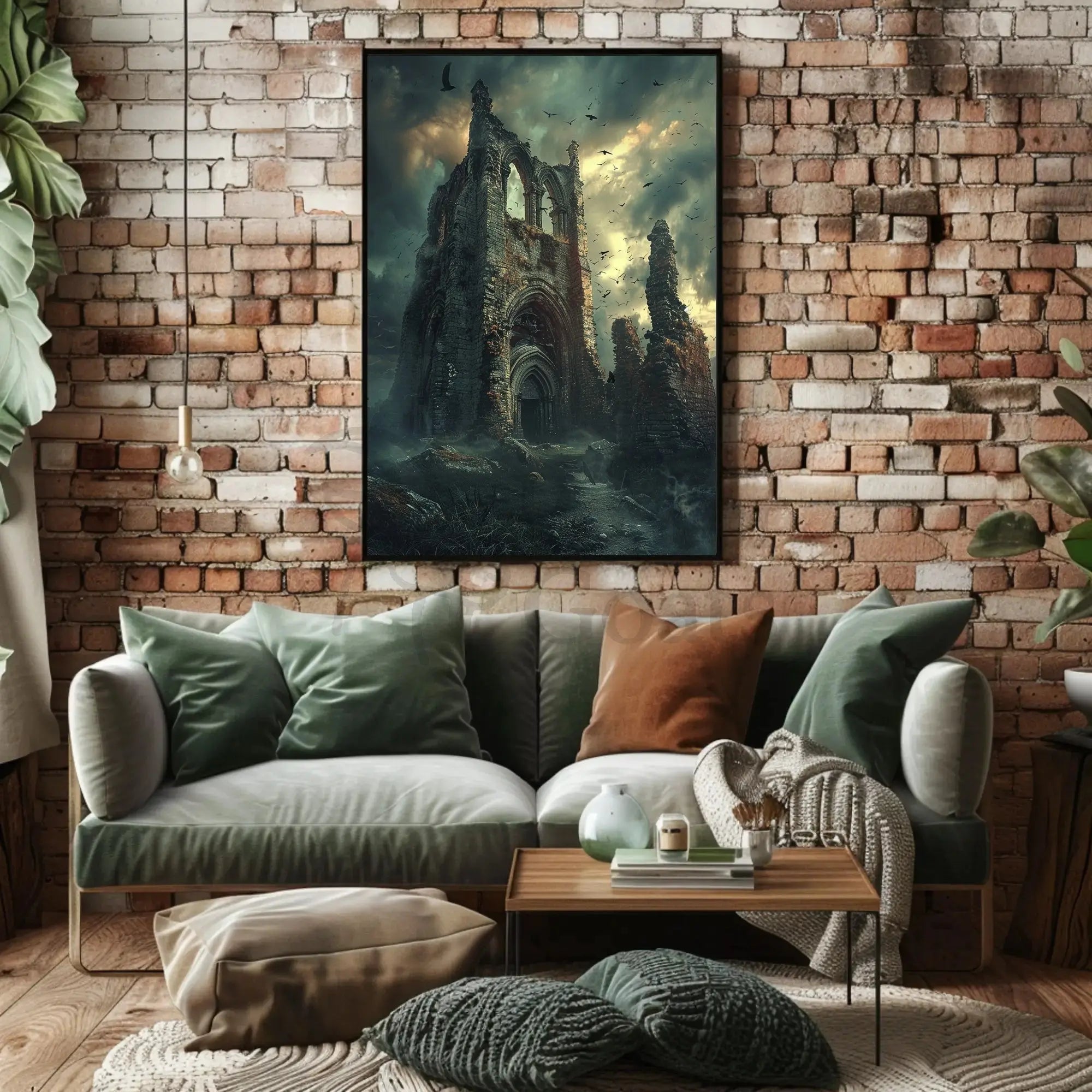Gothic Ruins in Mystery and Decay Cultural or Heritage Poster PosterGoat