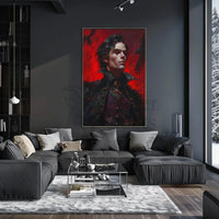 Gothic Vampire Art with Ravens, Artistic or Pop Culture Poster PosterGoat